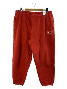 NIKE◆STONE WASHED FLEECE PANT/ボトム/XXL/コットン/RED/FJ9157-642