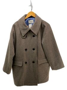 KAMILi◆23AW/LAMBS WOOL MELTON COATコート/FREE/ウール/GRY