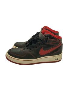 NIKE◆ローカットスニーカー/26.5cm/BLK/レザー/624039 003/AIR FORCE 1 MID