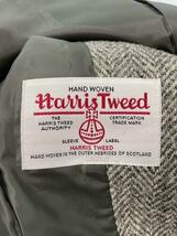 HARRIS TWEED◆テーラードジャケット/13/ウール/GRY/無地_画像3