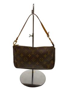 LOUIS VUITTON◆1)ポシェット・アクセソワール_モノグラム・キャンバス_BRW/ポーチ/PVC/BRW/M51980