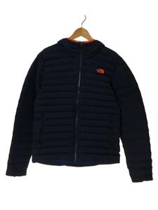THE NORTH FACE◆STRETCH DOWN HOODIE/ダウンジャケット/S/ナイロン/NVY/NF0A3O7M