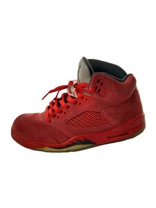 NIKE◆AIR JORDAN 5 RETRO/エアジョーダンレトロ/レッド/136027-602/26.5cm/RED