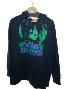 HYSTERIC GLAMOUR◆パーカー/FREE/コットン/BLK/01223CF02/2022AW/ZIGZAGオーバーサイズパーカー