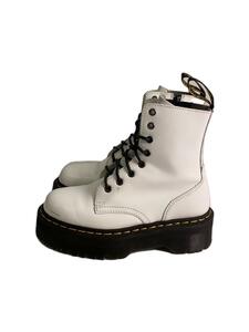 Dr.Martens◆JADON/8ホールブーツ/レースアップブーツ/UK4/WHT/白