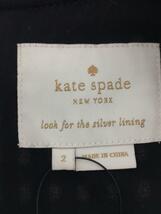 kate spade new york◆ノースリーブワンピース/2/コットン/BLK/チェック/nlmua187_画像3