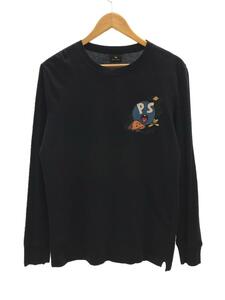 Paul Smith◆長袖Tシャツ/プリント/S/コットン/NVY/無地