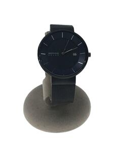 BERING* solar wristwatch / analogue / stainless steel /NVY/BLK/SS/14639-227