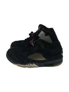 NIKE◆AIR JORDAN 5 RETRO OG/エアジョーダンレトロ/ブラック/845035-003/27.5cm/B