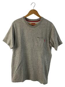 Supreme◆Tシャツ/L/コットン/GRY/無地