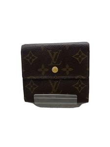 LOUIS VUITTON◆2つ折り財布/-/BRW/モノグラム/メンズ/M61652