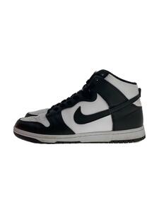 NIKE◆2021/DUNK HI RETRO/WHITE/BLACK-UNIVERSITY RED/29cm/ホワイト