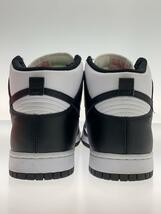 NIKE◆2021/DUNK HI RETRO/WHITE/BLACK-UNIVERSITY RED/29cm/ホワイト_画像6