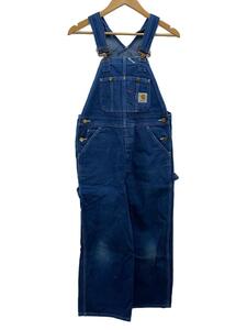 Carhartt◆オーバーオール/34/コットン/BLU/E520-0906