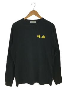 JOURNAL STANDARD◆長袖Tシャツ/M/コットン/BLK/プリント