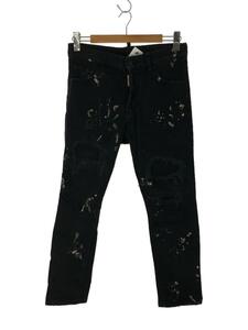 DSQUARED2◆GLAM HEAD JEAN/スキニーパンツ/42/デニム/BLK/S71LB0280