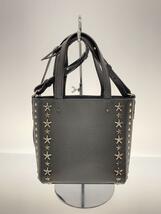 JIMMY CHOO◆CHOO PEGASI/S TOTE UUF/ハンドバッグ/レザー/BLK_画像3