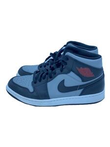 NIKE◆AIR JORDAN 1 MID_エアジョーダン 1 ミッド/27.5cm/グレー