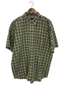 PENDLETON◆半袖シャツ/XL/コットン/YLW/チェック