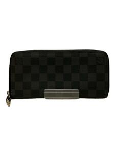 LOUIS VUITTON◆ジッピー・ウォレット・ヴェルティカル_ダミエ・アンフィニ_BLK/レザー/BLK/メンズ/N63548