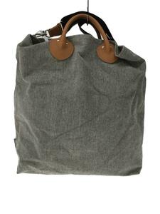 YOUNG & OLSEN◆ASH CANVAS SHOULDER TOTE/トートバッグ/キャンバス/GRY