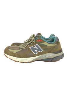 NEW BALANCE◆M990/BODEGA/V3/カーキ/27.5cm/KHK/USA製