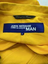 JUNYA WATANABE COMME des GARCONS MAN◆ジャケット/M/コットン/YLW/WE-J402_画像3