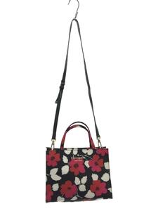 kate spade new york◆ショルダーバッグ/-/PNK/花柄/角スレ有