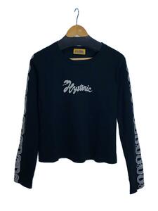 HYSTERIC GLAMOUR◆長袖カットソー/FREE/コットン/BLK/プリント/01221CL08