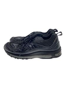 NIKE◆AIR MAX 98 / SUPREME/ブラック/844694-001/28.5cm/使用感あり