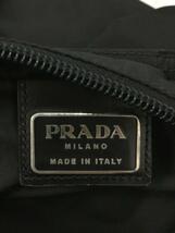 PRADA◆トライアングルロゴ/ショルダーバッグ/ナイロン/BLK/100/三角プレート/ブラック_画像4