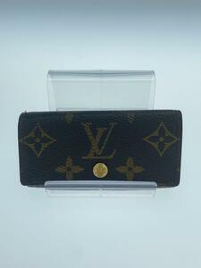 LOUIS VUITTON◆ミュルティクレ4_モノグラム・キャンバス_BRW/PVC/ブラウン/レディース