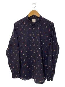 Paul Smith◆長袖Tシャツ/XL/コットン/NVY/プリント