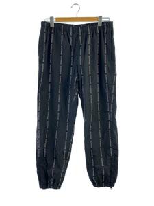 Supreme◆18AW/Reflective Text Track Pant/M/ポリエステル/BLK
