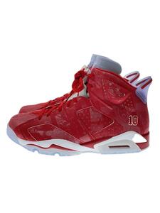 NIKE◆AIR JORDAN 6 RETRO X SLAM DUNK/エアジョーダンレトロ/レッド/717302-600/