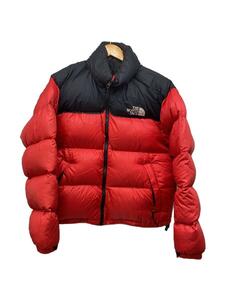 THE NORTH FACE◆ダウンジャケット/M/ナイロン/RED/NF004AM/90s/Nuptse Down Jacket