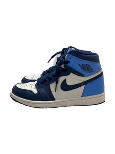 NIKE◆AIR JORDAN 1 RETRO HIGH OG/エアジョーダン1レトロハイ/ホワイト/25.5cm/WHT/レ