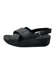 fitflop◆サンダル/24cm/BLK/レザー/K03-001-050