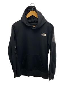 THE NORTH FACE◆SQUARE LOGO HOODIE_スクエアロゴフーディー/M/ポリエステル/BLK