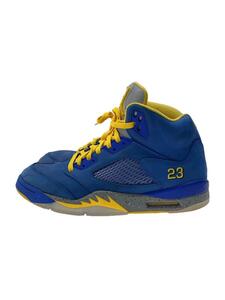 NIKE◆AIR JORDAN 5 LANEY JSP/エアジョーダン/ブルー/CD2720-400/28.5cm/BLU