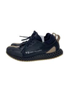 Y-3◆穴開き有/RUNNER 4D IO/ローカットスニーカー/26cm/BLK/ポリエステル/FX1058