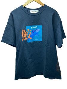 LONELY論理◆魚交/SAME/Tシャツ/XL/コットン/BLK