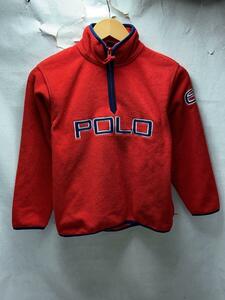 POLO RALPH LAUREN◆フリースジャケット/S/ポリエステル/RED