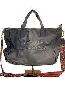 MARC JACOBS◆トートバッグ/レザー/BLK/無地/M0016103 角擦れ有