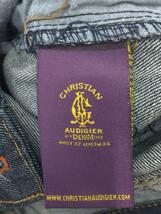 christian audigier/ストレートパンツ/32/コットン/NVY/無地_画像7