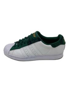 adidas◆SUPERSTAR_スーパースター/27.5cm/ホワイト/グリーン/レザー/