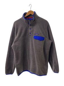 patagonia◆Synchilla Snap-T Pullover/フリースジャケット/L/ポリエステル/GRY/25551FA23