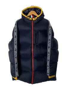 TOMMY HILFIGER◆袖ロゴ/ダウンコート/ダウンジャケット/XXL/ナイロン/ネイビー/0223769/78D2705