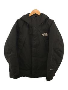 THE NORTH FACE◆ダウンジャケット/L/ナイロン/BLK/無地/ND92237//袖口・フード汚れ有