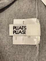 PLEATS PLEASE ISSEY MIYAKE◆MIST BASICS/ハイネック/半袖カットソー/3/ポリエステル/GRY/PP55FK106_画像3